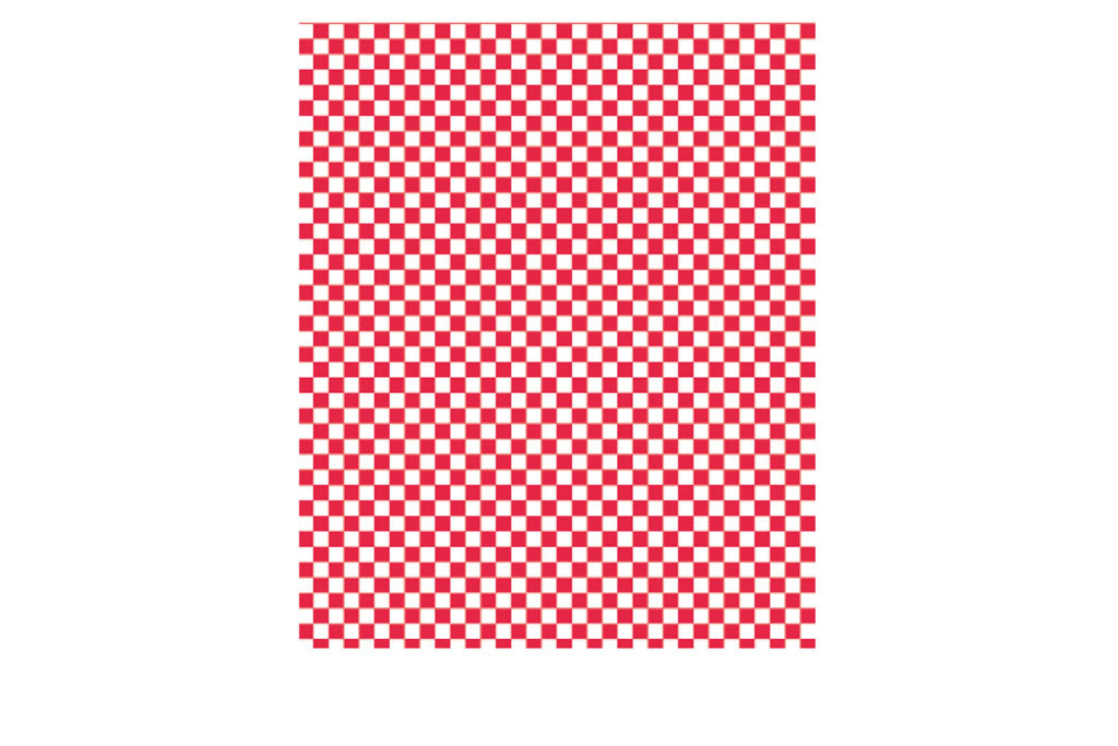 Burgerpapier, Einschlagpapier, rot/weiß kariert, FSC Zertifiziert, 35g/m², 31 x 38 cm